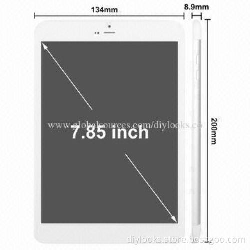 2GB +16GB 7.85" Capacitive Touch Screen Android 4.2 Silver 3G Tablet PC with GPS, FM, Dual Camera
